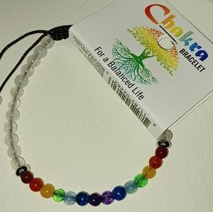 CHAKRA SANSKRIT 7 GEMSTONE ADJUSTABLE FOR BALANCE